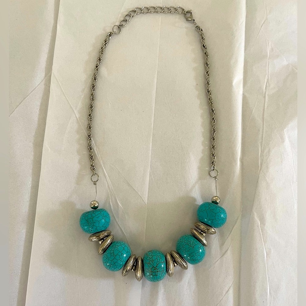 Turquoise Statement Necklace